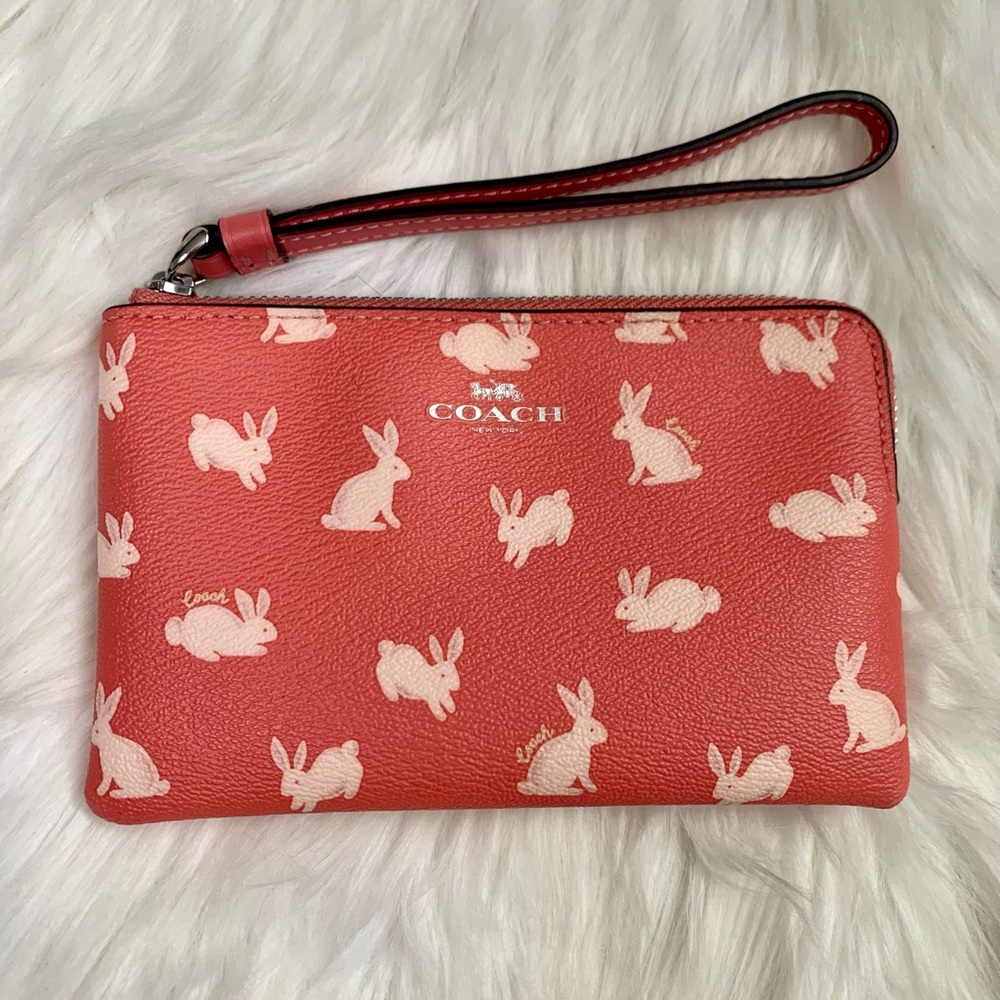 COACH WRISTLET WITH BUNNY PRINT